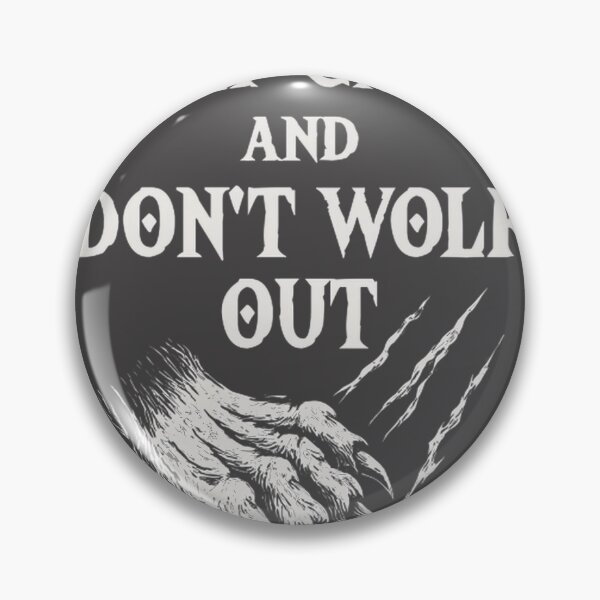Item preview, Keep Calm Dont Wolf Out Wednesday Funny Gift Idea | ⭐⭐⭐⭐⭐ designed and sold by Dreamcolors.