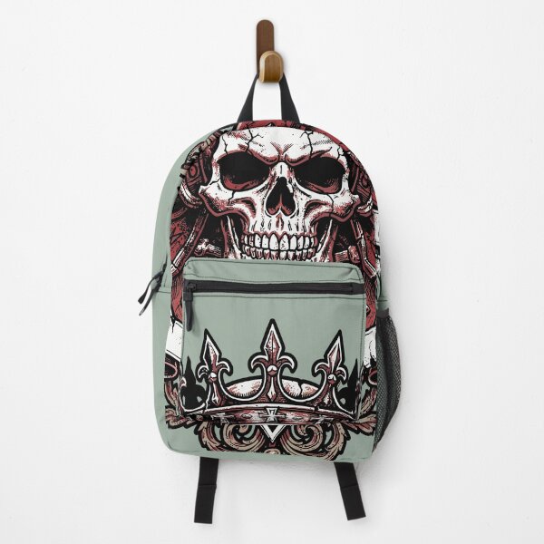 Item preview, Regal Crowned Skull Warrior Ornate Design designed and sold by Romgora.