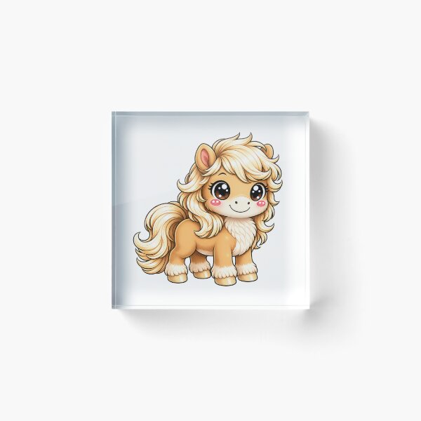 Item preview, Adorable Kawaii Pony with Fluffy Mane designed and sold by Oddity Anvil.