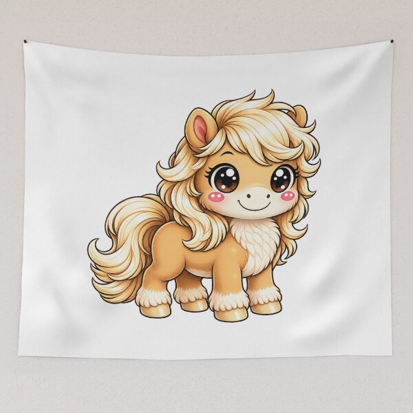 Item preview, Adorable Kawaii Pony with Fluffy Mane designed and sold by Oddity Anvil.