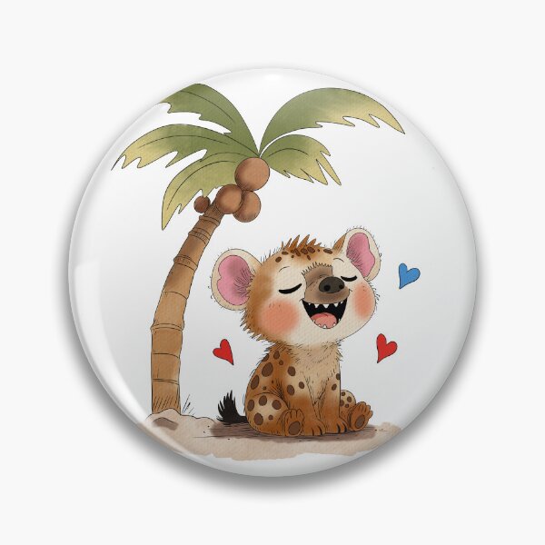 Item preview, Cute Laughing Hyena designed and sold by SimoesArtistry.