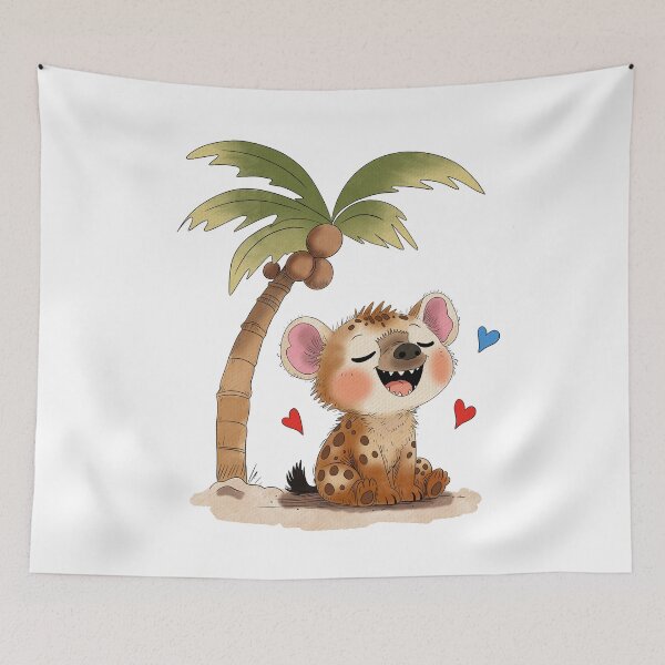 Item preview, Cute Laughing Hyena designed and sold by SimoesArtistry.