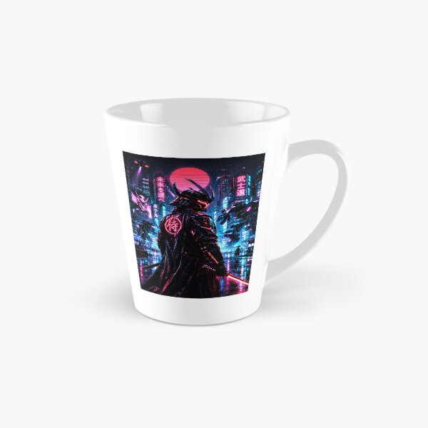 Item preview, Cyberpunk Samurai in Neon City designed and sold by IRONFRAME.