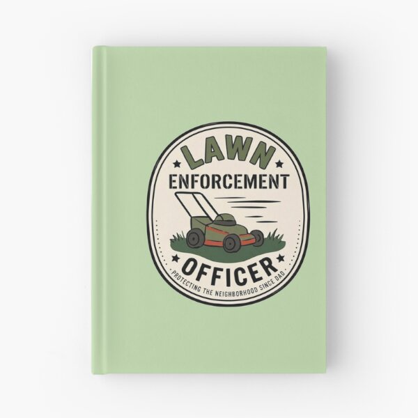Item preview, Lawn Enforcement Officer – Funny Dad Mowing  designed and sold by LuloCreative.