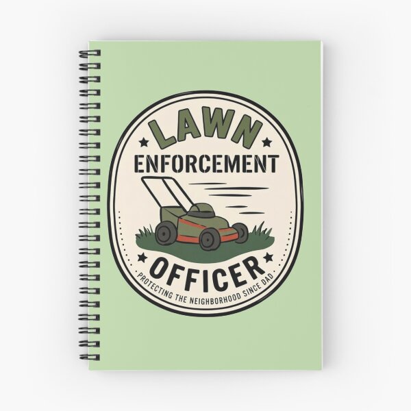 Item preview, Lawn Enforcement Officer – Funny Dad Mowing  designed and sold by LuloCreative.