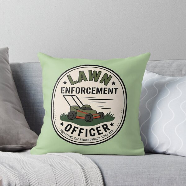 Item preview, Lawn Enforcement Officer – Funny Dad Mowing  designed and sold by LuloCreative.
