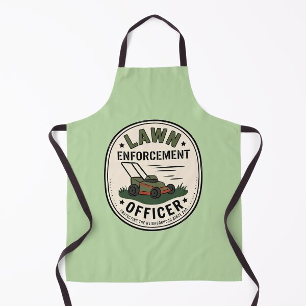 Item preview, Lawn Enforcement Officer – Funny Dad Mowing designed and sold by LuloCreative.