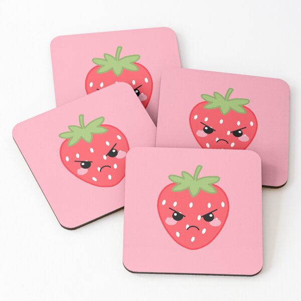 Item preview, Grumpy Angry Strawberry designed and sold by SlimyFish.