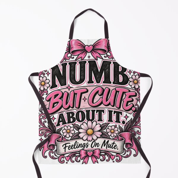 Item preview, Numb But Cute About It - Feelings On Mute designed and sold by InkroarCo.