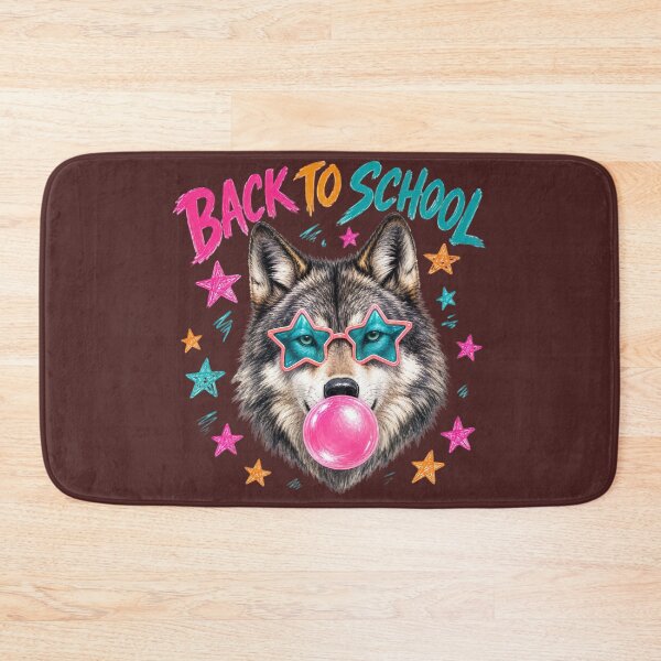 Item preview, Back to School Wolf Bubble Gum Star Glasses Shirt designed and sold by MOCH- ART.