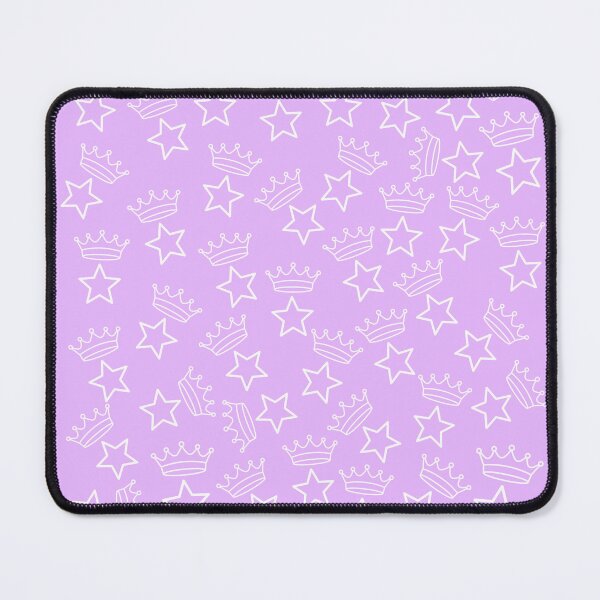 Item preview, Bright Purple Star & Crown Pattern designed and sold by CamilasPrints.