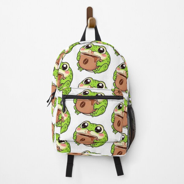 Item preview, Kawaii Frog Drinking Coffee designed and sold by Snurly.