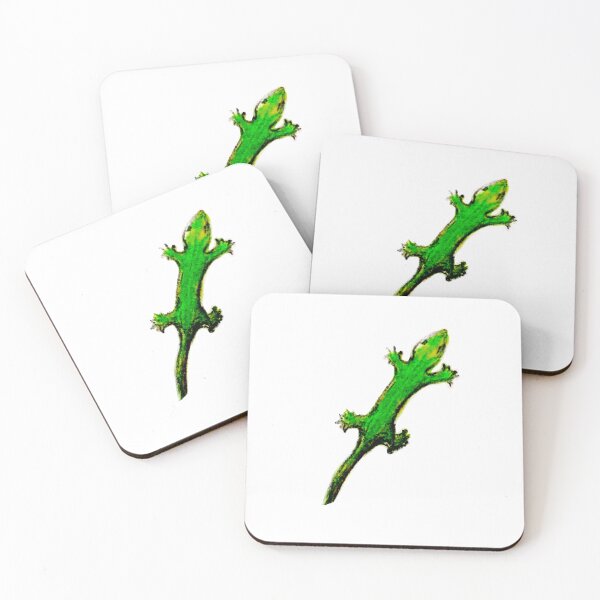 Item preview, Tiny Green lizard | Fun Animal Prints designed and sold by MrMonroe007 | Decor Dorm Office Graphic Generation XYZ.