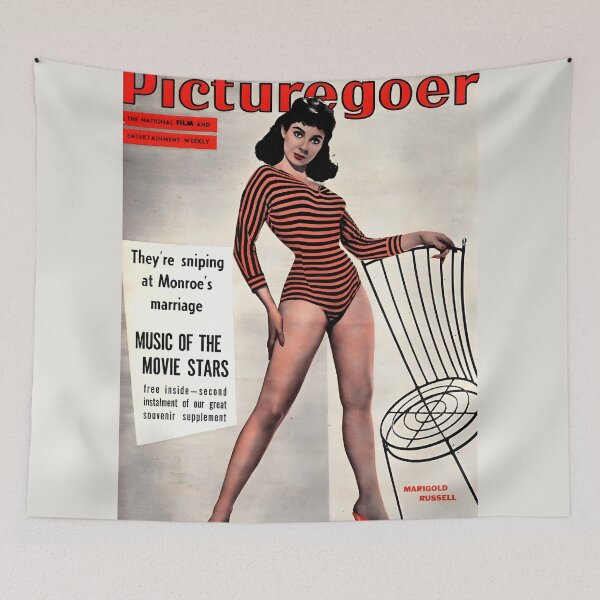 Item preview, Vintage Picturegoer Magazine Pinup Poster with Marigold Russell designed and sold by Cool Robot Bro..