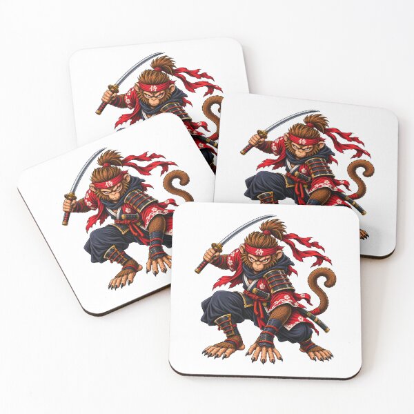 Item preview, Samurai Monkey Warrior designed and sold by Oddity Anvil.