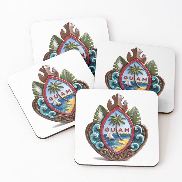 Item preview, Guåhan Oceanheart Crest: Spirit of the Western Pacific designed and sold by BlissBlvdShop.
