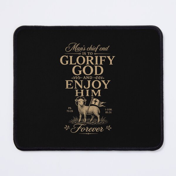 Item preview, Reformed Theology Glorify God Christian Westminster Quote designed and sold by Glory After Tears.