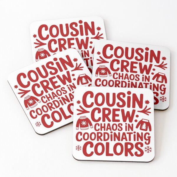 Item preview, Cousin Crew Chaos in Coordinating Colors designed and sold by theartfulaspie.