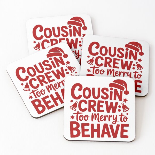 Item preview, Cousin Crew Too Merry to Behave designed and sold by theartfulaspie.