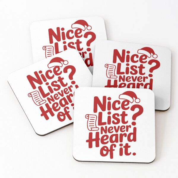 Item preview, Nice List Never Heard of It designed and sold by theartfulaspie.