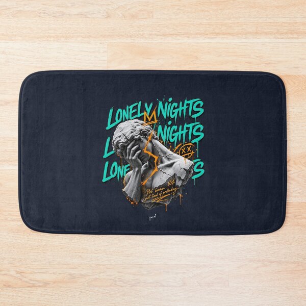 Item preview, Lonely Nights – Broken Statue Graffiti Streetwear designed and sold by Musamem  Designs.