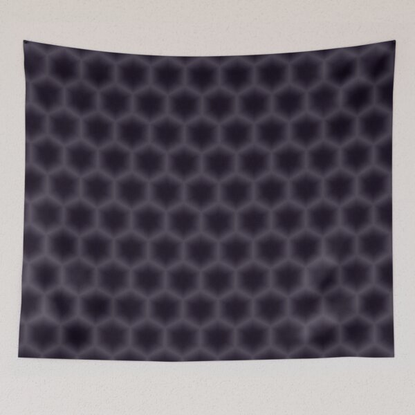 Item preview, Purple Glowing Hexagonal Pattern designed and sold by IntelliMindDesigns.