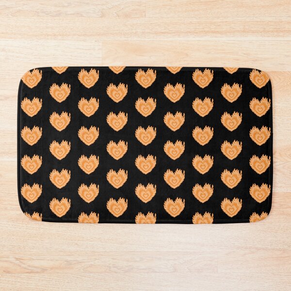 Item preview, Layered Aesthetic Orange Burning Hearts designed and sold by CamilasPrints.