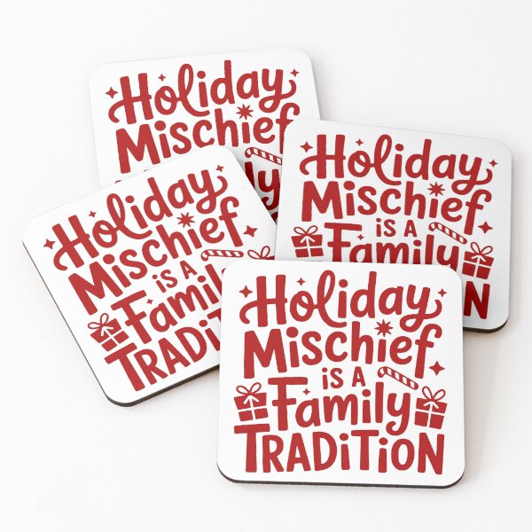Item preview, Holiday Mischief Is a Family Tradition designed and sold by theartfulaspie.