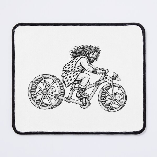 Item preview, Prehistoric cyclist with a rabbit-hamster engine designed and sold by Fingolfins Welt.