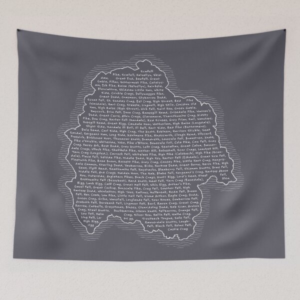 Item preview, Lake District Wainwrights (Version 3) designed and sold by LazloWoodbine.