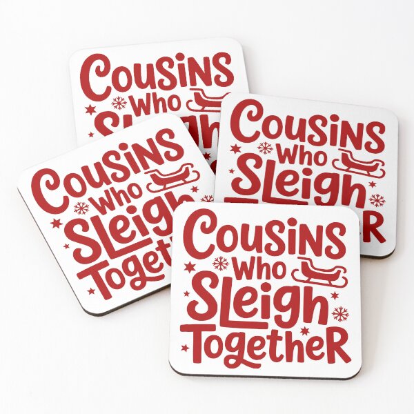 Item preview, Cousins Who Sleigh Together designed and sold by theartfulaspie.