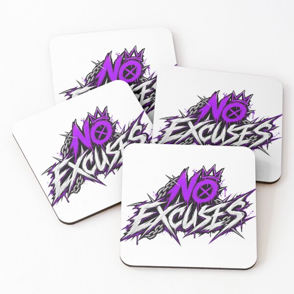 Item preview, No Excuses – Edgy Motivation & Discipline designed and sold by RaulWeirdAndFun.