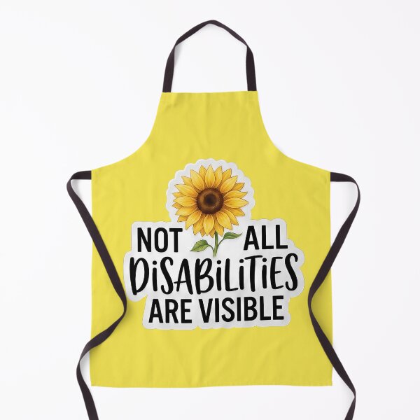 Item preview, Not All Disabilities Are Visible ADHD Invisible Disability Sunflower Quote designed and sold by Marti’s Shop Corner.