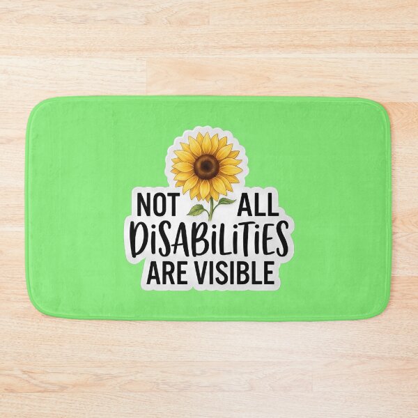 Item preview, Not All Disabilities Are Visible ADHD Invisible Disability Sunflower Quote designed and sold by Marti’s Shop Corner.