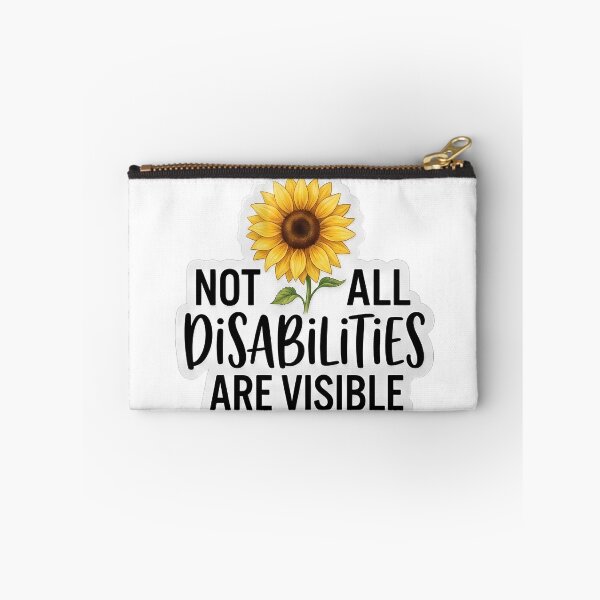 Item preview, Not All Disabilities Are Visible ADHD Invisible Disability Sunflower Quote designed and sold by Marti’s Shop Corner.