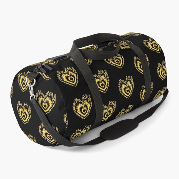 Item preview, Layered Aesthetic Black & Yellow Burning Hearts designed and sold by CamilasPrints.