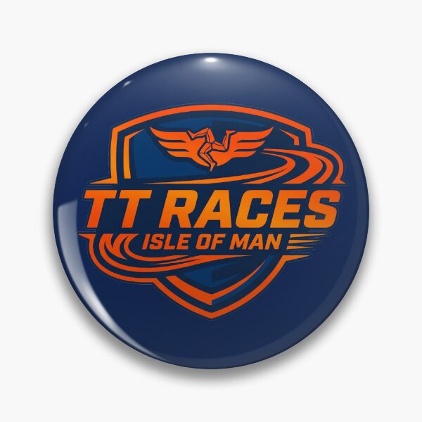 Item preview, Isle of Man TT Races Orange Winged Triskelion Emblem designed and sold by KiwiRider.