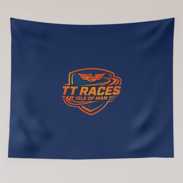 Item preview, Isle of Man TT Races Orange Winged Triskelion Emblem designed and sold by KiwiRider.