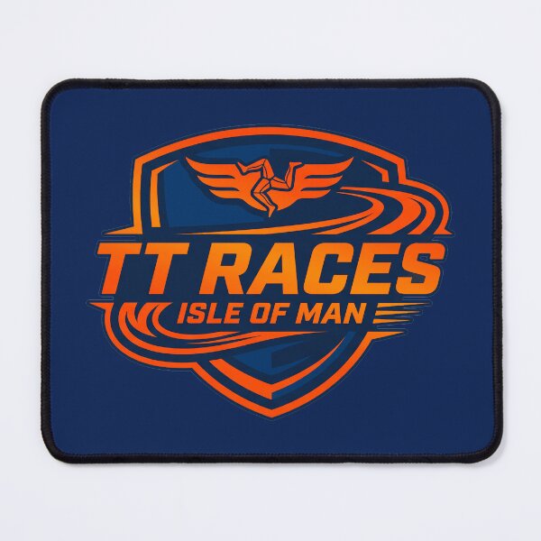 Item preview, Isle of Man TT Races Orange Winged Triskelion Emblem designed and sold by KiwiRider.