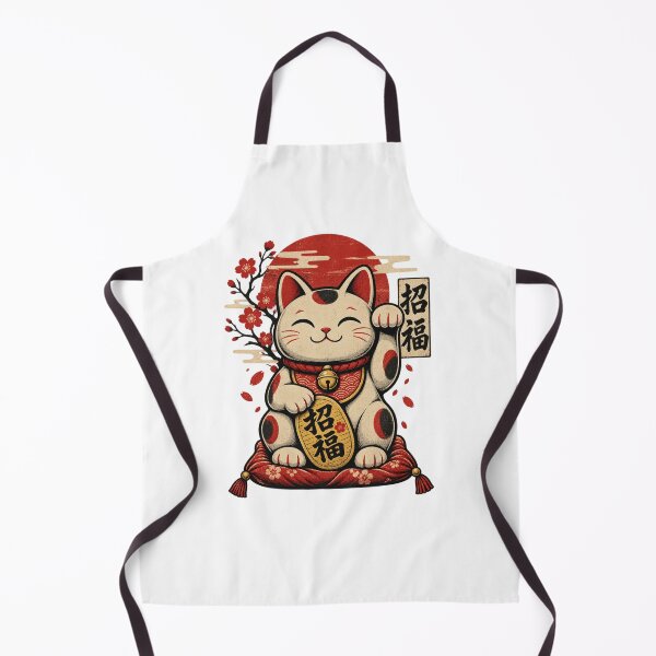 Item preview, Maneki Neko Lucky Cat Vintage Japanese Fortune designed and sold by CH-4TEE.