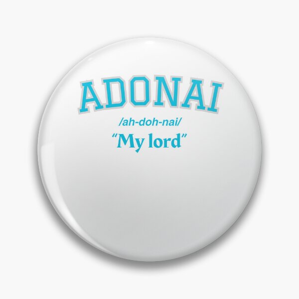 Item preview, Adonai My Lord Hebrew Name Christian Faith Design designed and sold by Love Christ Live Life.