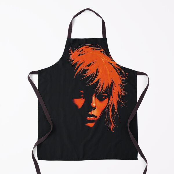 Item preview, Cyberpunk Neon Orange Shadow Portrait designed and sold by ERODED SELF.