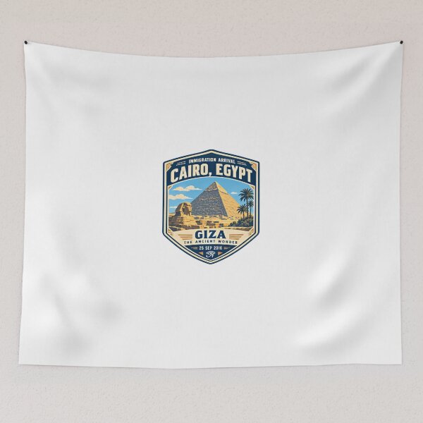 Item preview, Cairo Egypt Giza The Ancient Wonder Travel Explorer designed and sold by Star3NowForMe.