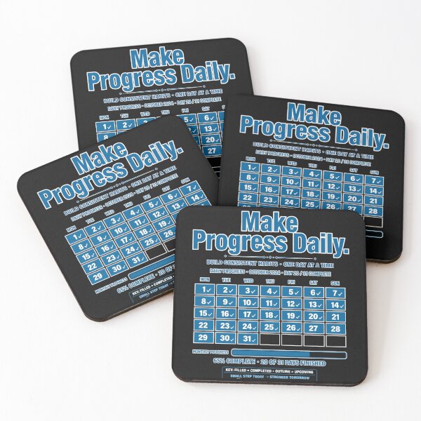 Item preview, Make Progress Daily  designed and sold by Geordesign.