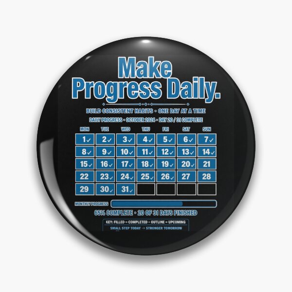 Item preview, Make Progress Daily  designed and sold by Geordesign.
