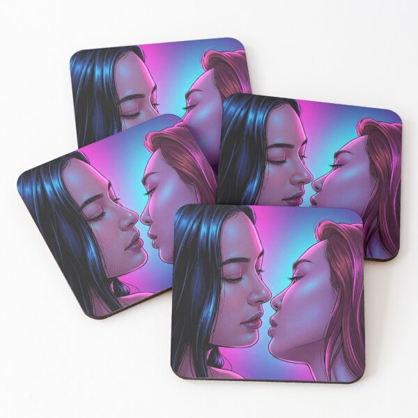 Item preview, ML Sasha Gorya Kiss Girls Thai GL Lgbtq+ Comic Book Art Home Wall Decor Print Poster Pride TV Series Movie  designed and sold by Mind Space.