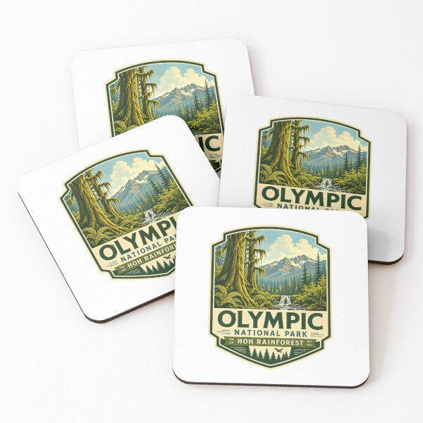 Item preview, Olympic National Park Hoh Rainforest Washington State Hiker Explorer designed and sold by Star3NowForMe.