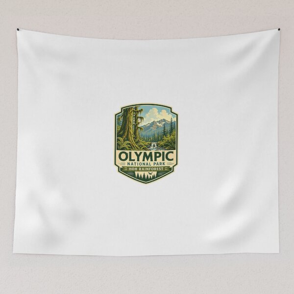 Item preview, Olympic National Park Hoh Rainforest Washington State Hiker Explorer designed and sold by Star3NowForMe.