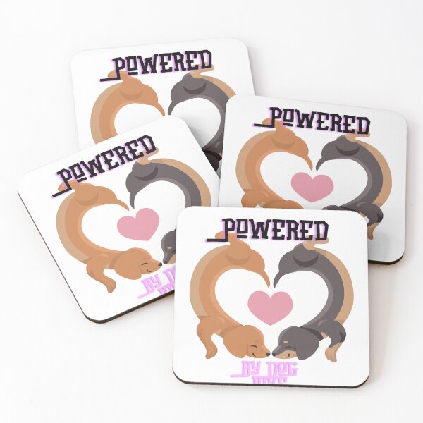 Item preview, Powered By Dog Love – Cute Dog Design designed and sold by memink.