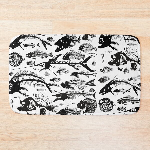 Item preview, Marine Fish Skeletons – Vintage Natural History Illustration designed and sold by The Pet Shop.